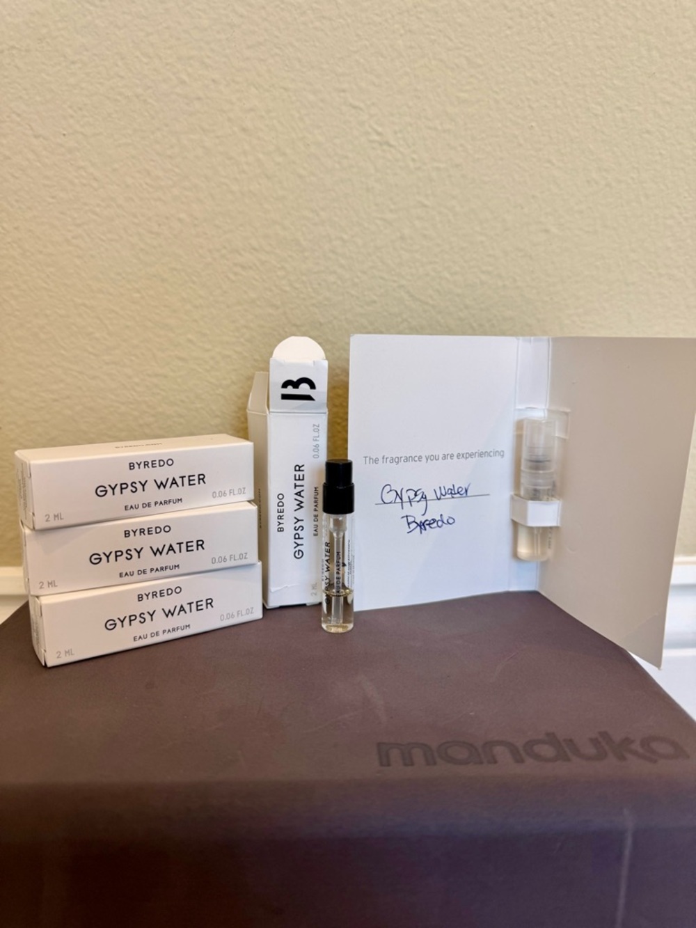 Byredo Gypsy Water Sample Set - Picture 2 of 2